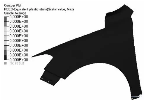 CAE之汽车塑料翼子板抗凹性分析